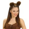 Plüsch Haarreif "Bären-Ohren" - Beispiel Frau