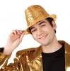 Popstar-Hut mit Pailletten-gold