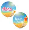 Raumdeko Schild "Aloha Beach Party" 36 cm