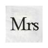 Servietten "Mr & Mrs" 20er Pack-Mrs