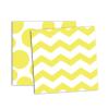 Servietten "Punkte & Streifen" 16er Pack - Gelb