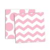 Servietten "Punkte & Streifen" 16er Pack - Rosa
