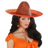Sombrero 45 cm-orange - Frau