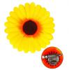 Sonnenblume mit Spange und Sicherheitsnadel 11 cm - Hauptansicht