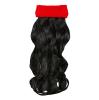 Stirnband mit gelocktem Haar-schwarz - Detailansicht