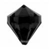 Streuteile "Farbenfrohe Diamanten" 6er Pack-schwarz