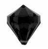 Streuteile "Farbenfrohe Diamanten" 6er Pack-schwarz