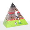 Tischdeko Fußball-Pyramide 13,5 cm 5er Pack - Fläche 3