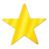 Tischdeko "Leuchtende Sterne" 9,5 cm 12er Pack - Gold