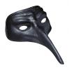 Venezianische Maske "Mystic"-schwarz - Hauptansicht
