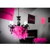 Wimpel-Girlande "Pink Glamour" 6 m - Dekobeispiel