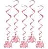 Wirbel-Deckenhänger "Baby-Glück" 5er Pack 102 cm rosa