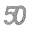 XXL Glitzer Konfetti "50. Geburtstag" 6er Pack