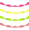 XXL UV Leucht-Girlande aus Krepp 18 m