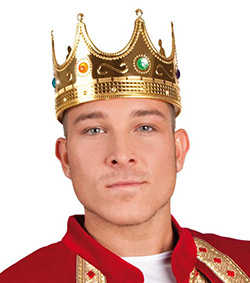 Goldene Krone mit Verzierungen