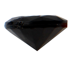 Schwarzer Tischdeko-Diamant